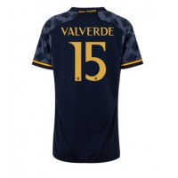 Real Madrid Federico Valverde #15 Auswärtstrikot Frauen 2023-24 Kurzarm